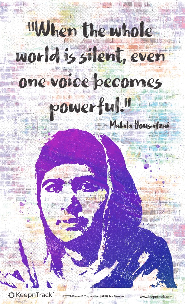 international women's day - malala yousafzai