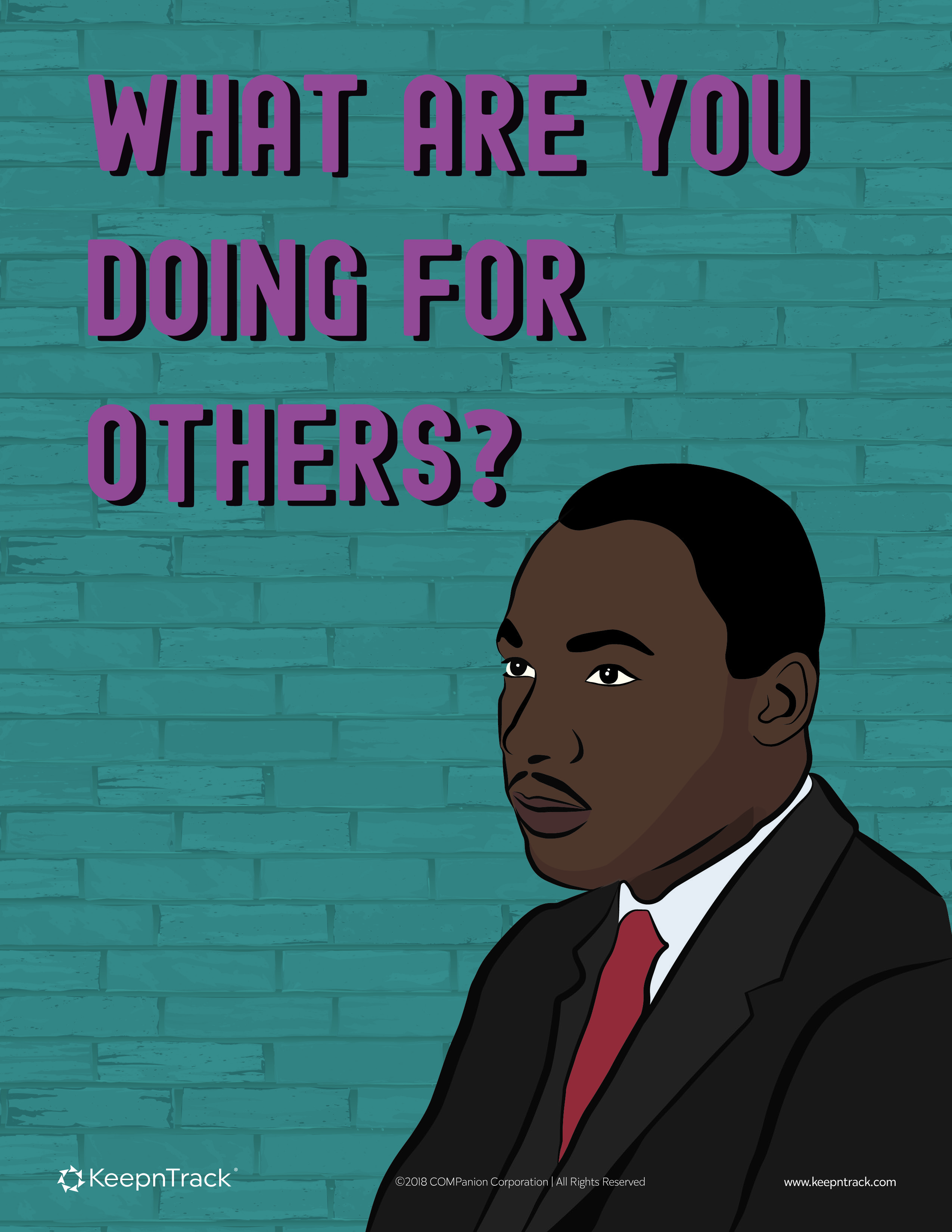 Martin Luther King Jr. Education Poster | KeepnTrack2550 x 3300