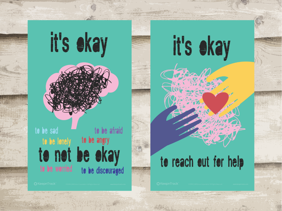 Mental Health Awareness Month Posters KeepnTrack